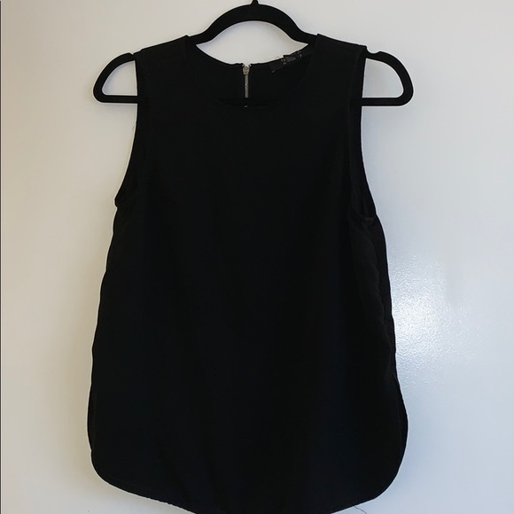 black tank blouse / size small - Picture 1 of 4